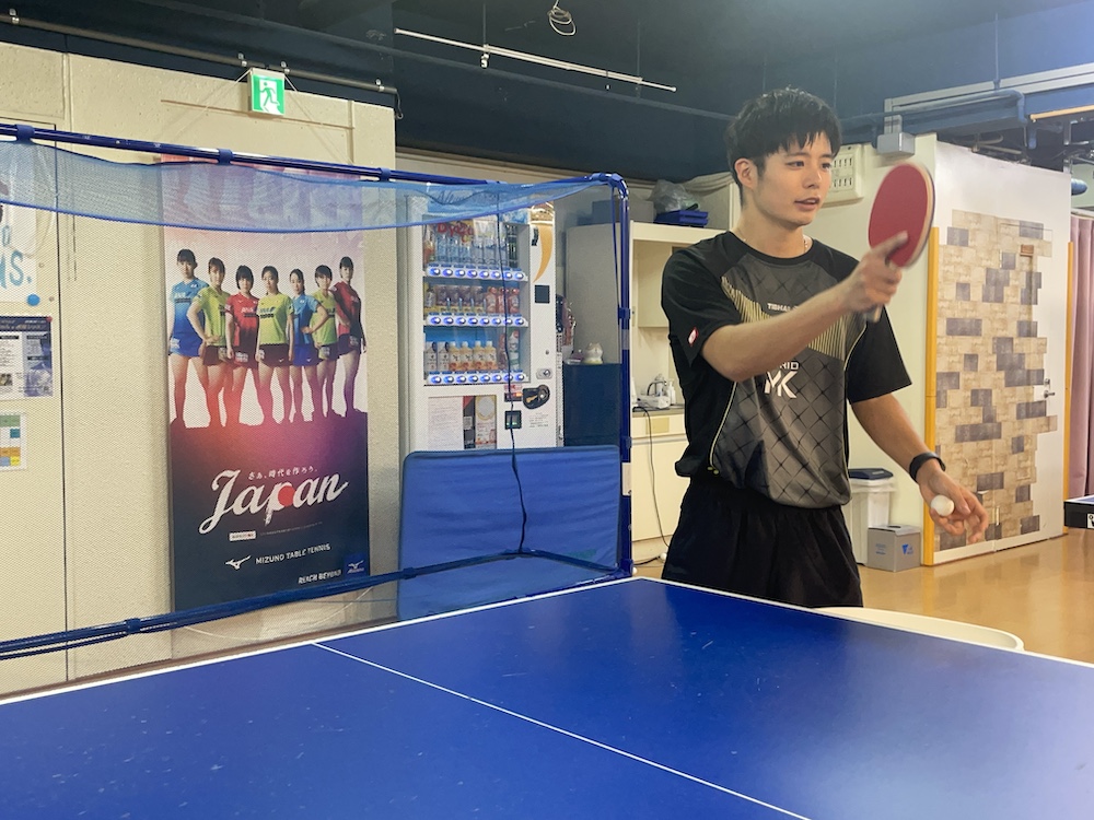 オレンジ卓球場のジュニア卓球教室風景2